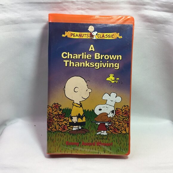 Peanuts Classic A Charlie Brown Thanksgiving VHS Tape Tested - Picture 1 of 6